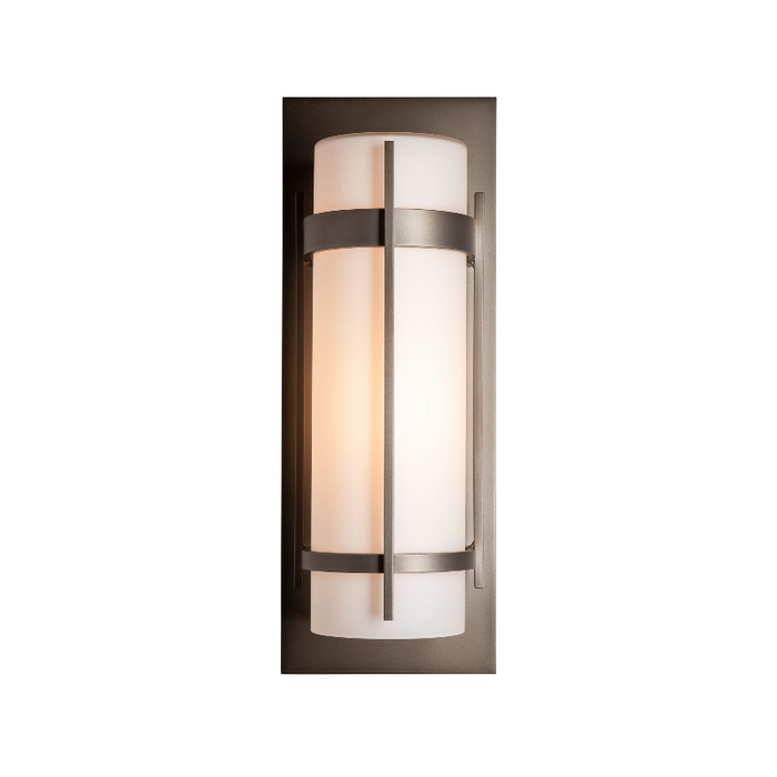 Hubbardton Forge 305894 Banded 1-lt 21" Tall Large Outdoor Wall Sconce