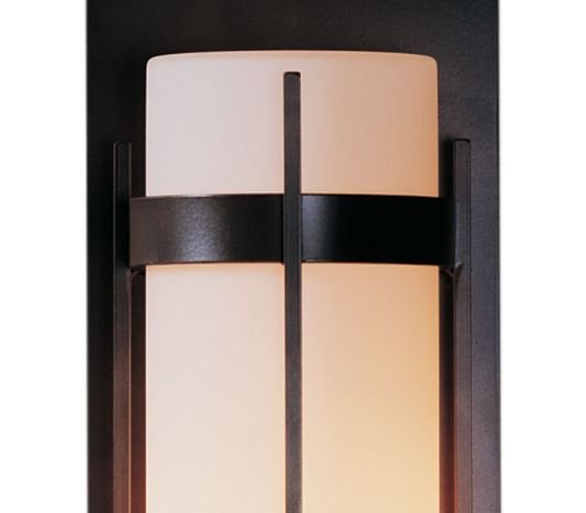 Hubbardton Forge 305894 Banded 1-lt 21" Tall Large Outdoor Wall Sconce