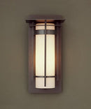 Hubbardton Forge 305992 Banded Small 1-lt 13" Tall Outdoor Wall Sconce