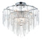 Maxim 30730 Glacier 9-lt 24" Flush Mount