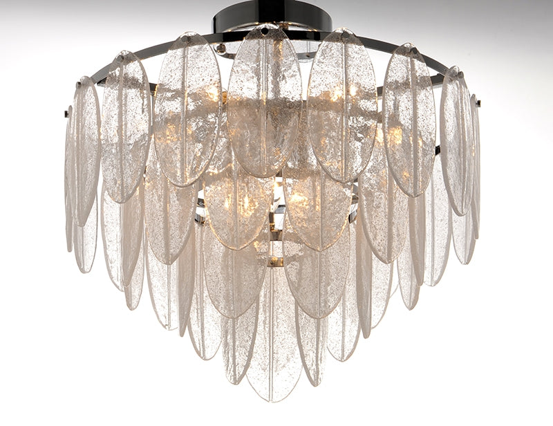 Maxim 30730 Glacier 9-lt 24" Flush Mount