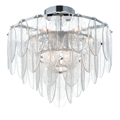Maxim 30730 Glacier 9-lt 24" Flush Mount