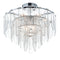 Maxim 30730 Glacier 9-lt 24" Flush Mount