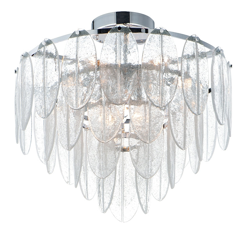 Maxim 30730 Glacier 9-lt 24" Flush Mount