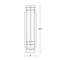 Hubbardton Forge 307860 After Hours 1-lt 20" Tall Outdoor Wall Sconce