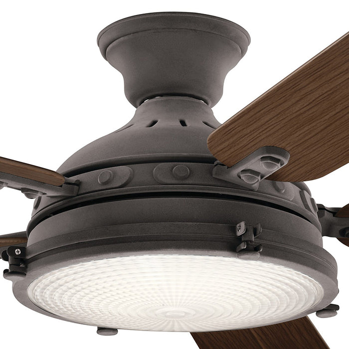 Kichler 310017 Hatteras Bay 60" Outdoor Ceiling Fan with LED Light Kit