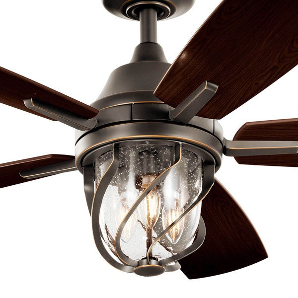 Kichler 310073 Lydra 52" Outdoor Ceiling Fan with LED Light