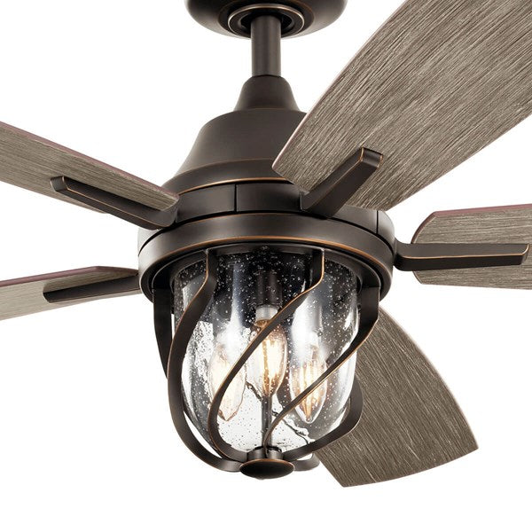 Kichler 310073 Lydra 52" Outdoor Ceiling Fan with LED Light