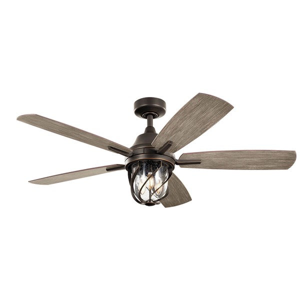 Kichler 310073 Lydra 52" Outdoor Ceiling Fan with LED Light