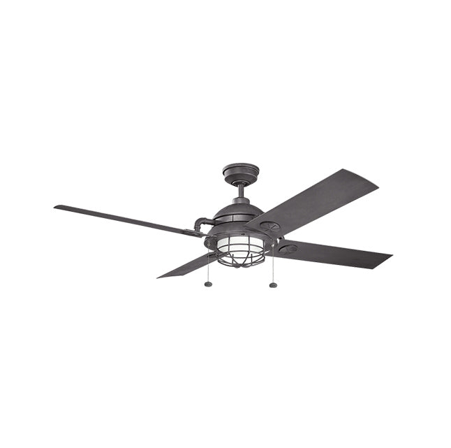 Kichler 310136 Maor Patio 65" Outdoor Ceiling Fan with LED Light