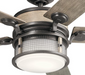 Kichler 310170 Ahrendale 60" Outdoor Ceiling Fan with LED Light