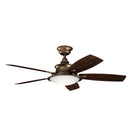 Kichler 310204 Cameron 52" Outdoor Ceiling Fan with LED Light Kit