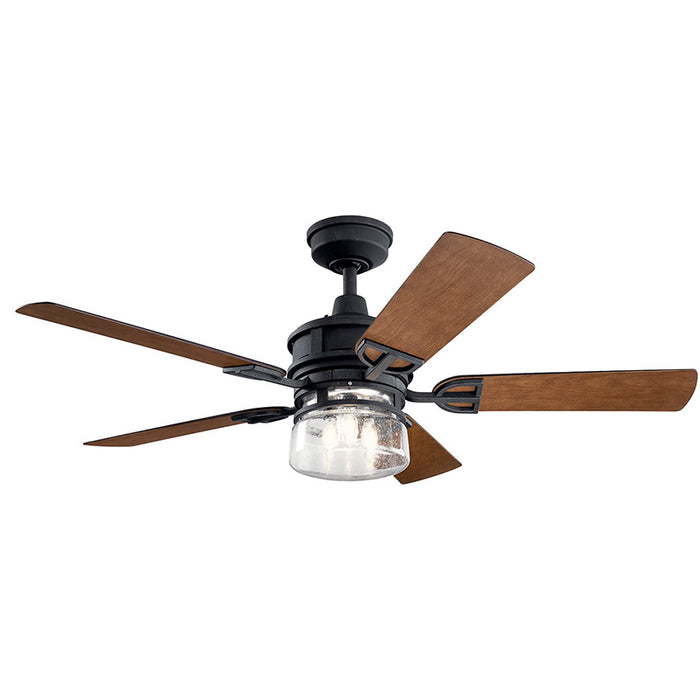 Kichler 310239 Lyndon 52" Outdoor Ceiling Fan with LED Light Kit