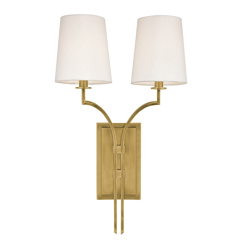 Hudson Valley 3112 Glenford 2-lt Wall Sconce