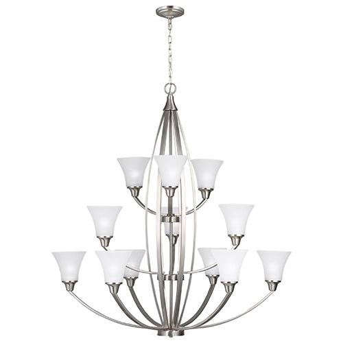 Sea Gull 3113212 Metcalf 12-lt 42" Chandelier