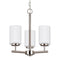 Sea Gull 31160 Oslo 3-lt 15" Chandelier
