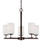 Sea Gull 31161EN3 Oslo 5-lt 24" LED Chandelier