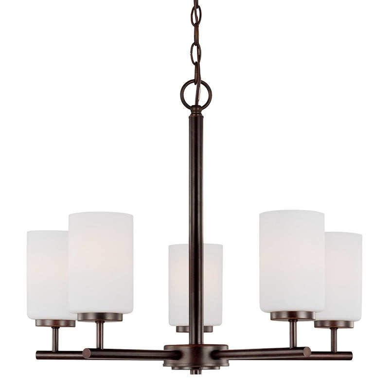 Sea Gull 31161EN3 Oslo 5-lt 24" LED Chandelier