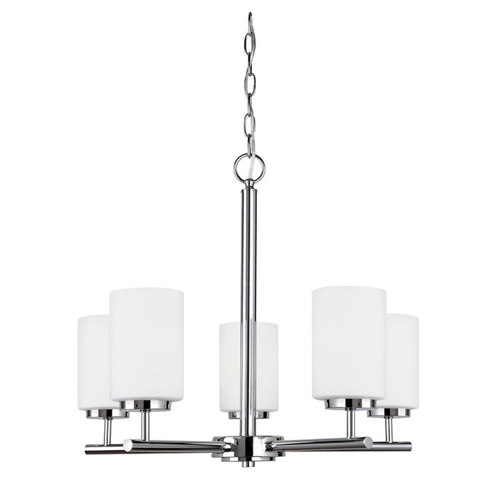 Sea Gull 31161EN3 Oslo 5-lt 24" LED Chandelier