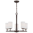 Sea Gull 31161EN3 Oslo 5-lt 24" LED Chandelier