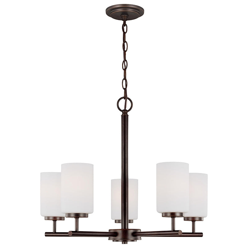 Sea Gull 31161EN3 Oslo 5-lt 24" LED Chandelier