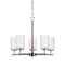 Sea Gull 31161EN3 Oslo 5-lt 24" LED Chandelier