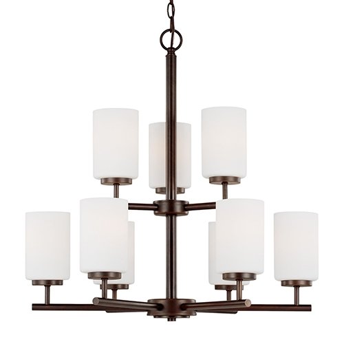 Sea Gull 31162EN3 Oslo 9-lt 26" LED Chandelier