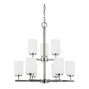 Sea Gull 31162EN3 Oslo 9-lt 26" LED Chandelier