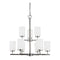 Sea Gull 31162EN3 Oslo 9-lt 26" LED Chandelier