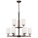 Sea Gull 31162EN3 Oslo 9-lt 26" LED Chandelier