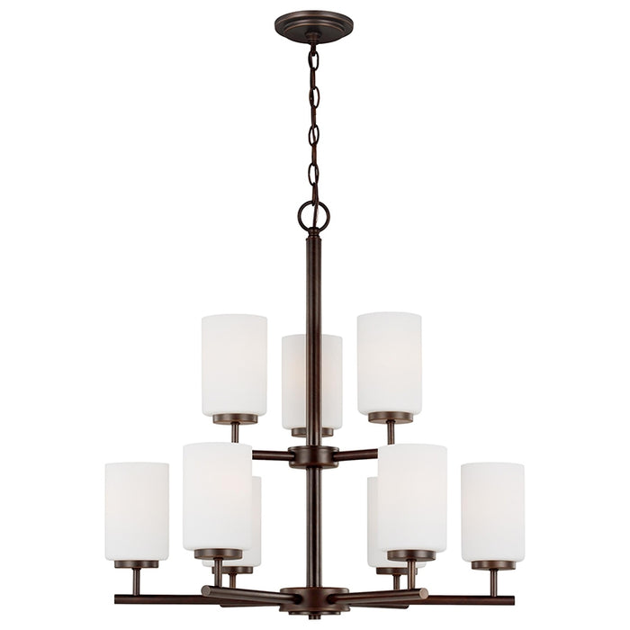 Sea Gull 31162EN3 Oslo 9-lt 26" LED Chandelier
