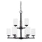 Sea Gull 31162EN3 Oslo 9-lt 26" LED Chandelier