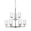 Sea Gull 31162EN3 Oslo 9-lt 26" LED Chandelier