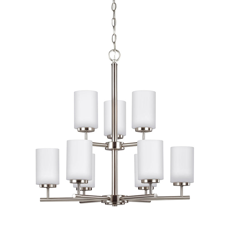 Sea Gull 31162EN3 Oslo 9-lt 26" LED Chandelier