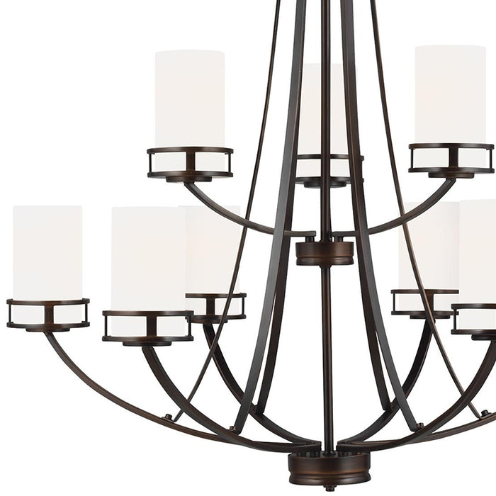 Sea Gull 3121609EN3 Robie 9-lt 33" LED Chandelier