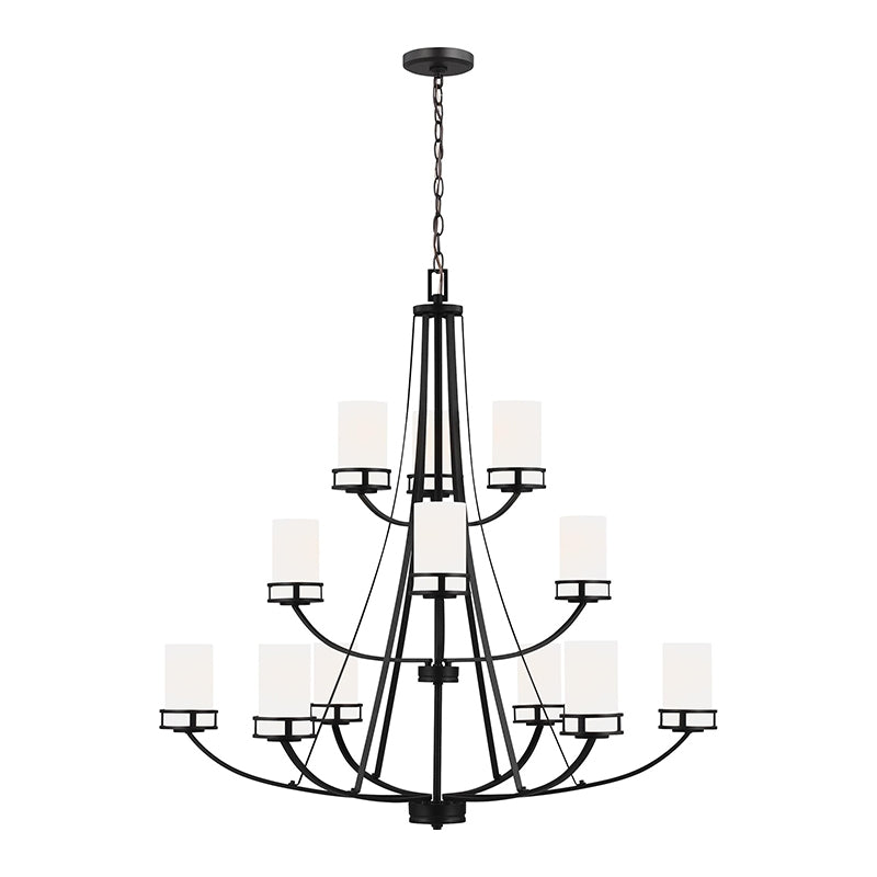 Generation 3121612EN3 Robie 12-lt 40" LED Chandelier