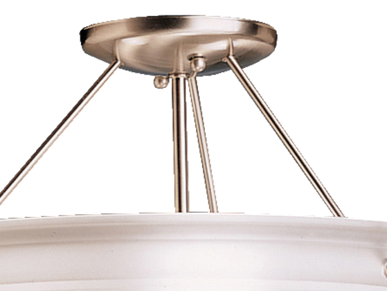 Kichler 3122 Cove Molding Top Glass 3-lt Semi-Flush