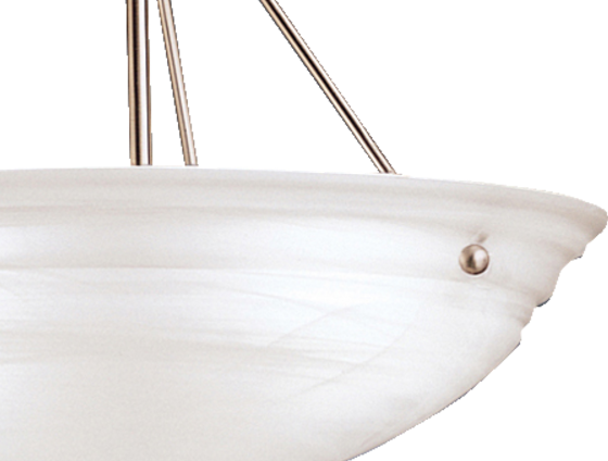 Kichler 3122 Cove Molding Top Glass 3-lt Semi-Flush