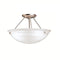 Kichler 3122 Cove Molding Top Glass 3-lt Semi-Flush
