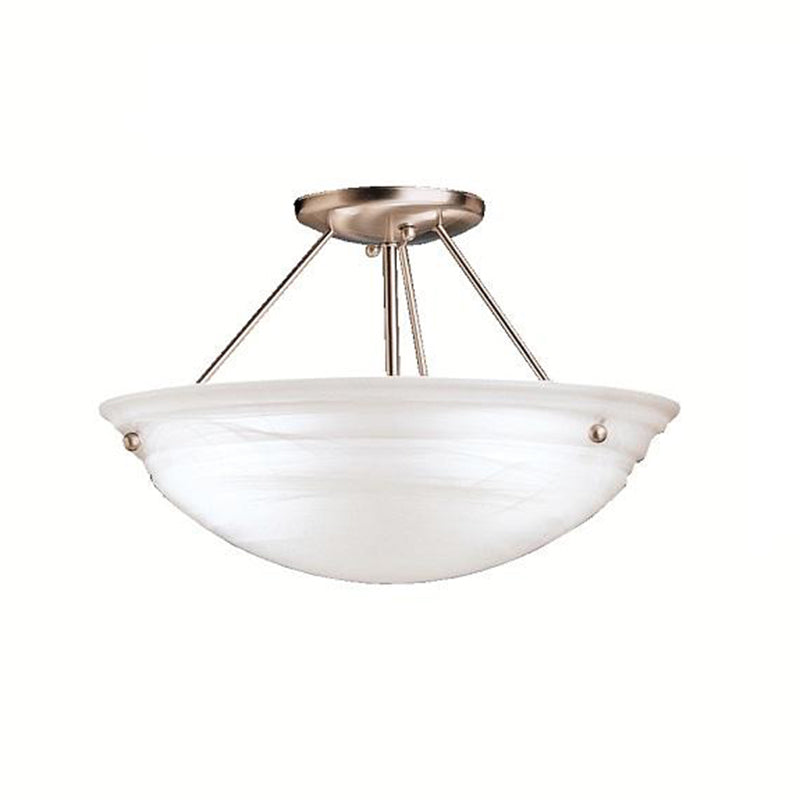 Kichler 3122 Cove Molding Top Glass 3-lt Semi-Flush