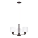 Sea Gull 3128803 Canfield 3-lt 20" Chandelier