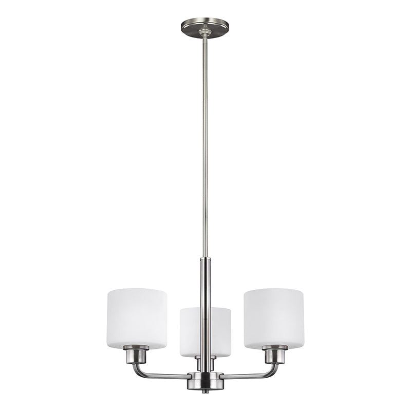Sea Gull 3128803 Canfield 3-lt 20" Chandelier