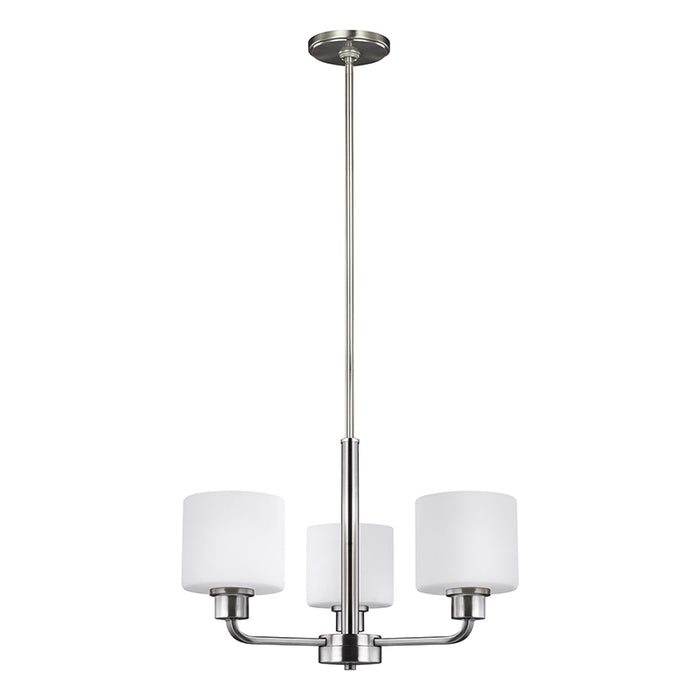 Sea Gull 3128803EN3 Canfield 3-lt 20" LED Chandelier