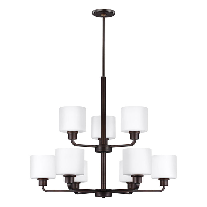 Sea Gull 3128809 Canfield 9-lt 31" Chandelier