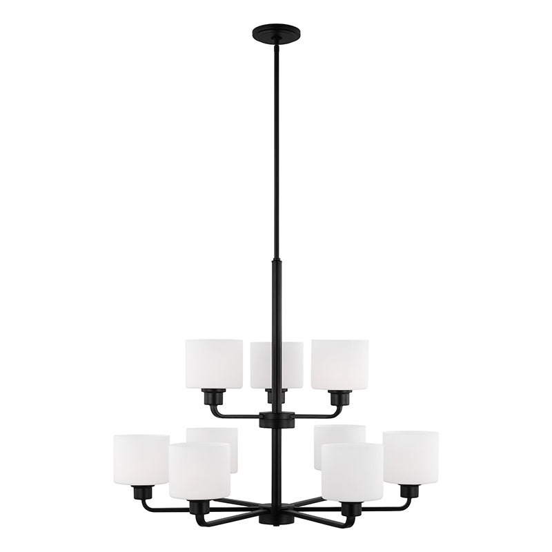 Sea Gull 3128809EN3 Canfield 9-lt 31" LED Chandelier