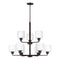 Sea Gull 3128809EN3 Canfield 9-lt 31" LED Chandelier