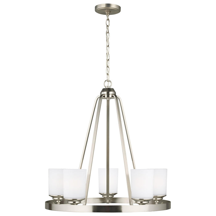 Sea Gull 3130705EN3 Kemal 5-lt 24" LED Chandelier