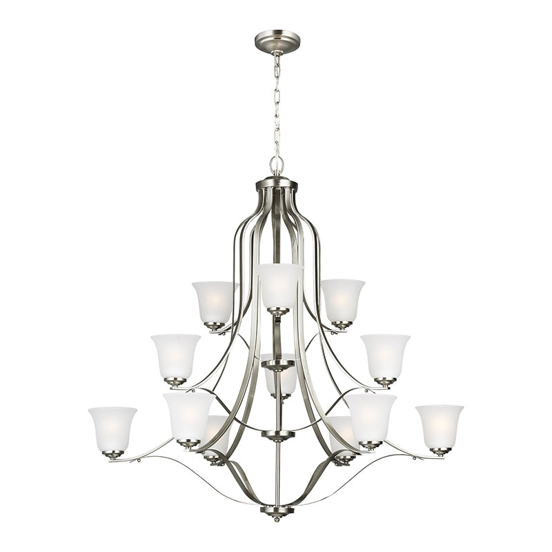 Sea Gull 3139012 Emmons 12-lt 45" Chandelier