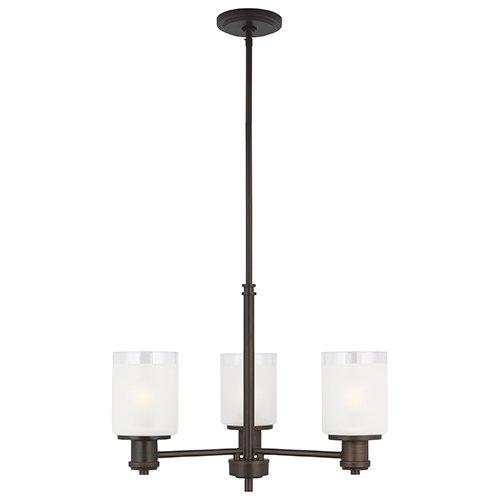 Sea Gull 3139803EN3 Norwood 3-lt 20" LED Chandelier