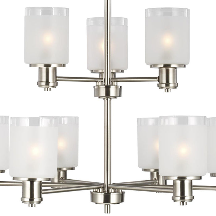 Sea Gull 3139809 Norwood 9-lt 28" Chandelier